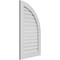 Ekena Millwork Quarter Round Top Right Surface Mount PVC Gable Vent w/ 3-1/2"W x 1"P Standard Frame, 24"W x 42"H GVPQR24X4201SF - alternate 4